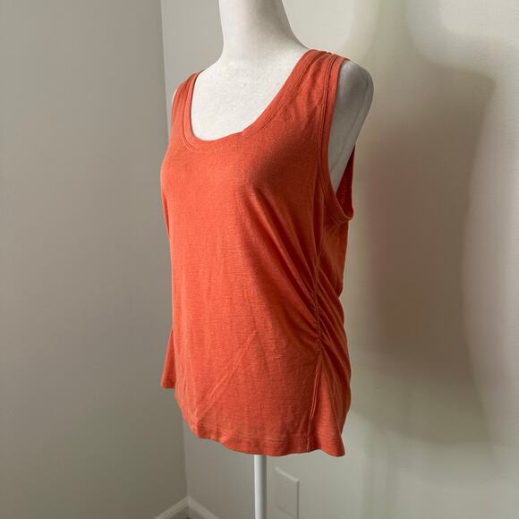 Athleta orange knit sleeveless tank top size M - Picture 3 of 10